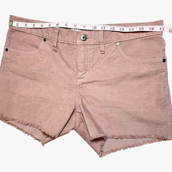Carve Designs Women's Oahu Corduroy Raw Hem Shorts Pockets Size 8 Mauve'ish Pink - Picture 9 of 13
